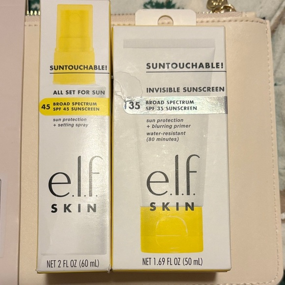 Elf Suntouchable! All Set For Sun SPF 45 Sunscreen and SPF 35 Sunscreen - Picture 1 of 9
